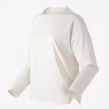 NeW Balance W Loose Fit Long Sleeve Rash Guard nbndd3W632 64 creamy/85