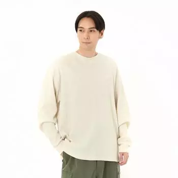 New Balance Waffle Long Sleeve Tee Lin Linen Amt45686 Lin S