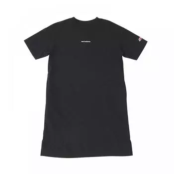 New Balance влагоотводящее линейное платье с логотипом Bk Black Agd45059 Bk 140