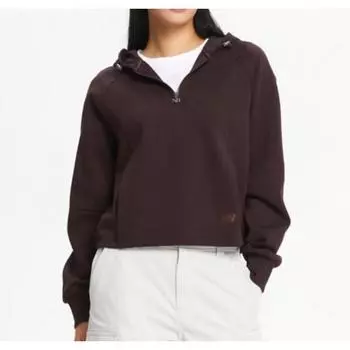 New Balance Women S Signature Non bruShed Half Zip Up Hoodie Aa Nbn0e4w832 22 26 Ac 1.NBN0E4W832 22/S