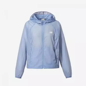 New Balance Women S Ultralight ripStop Woven Windbreaker Nbnme2w512 51 Lightblue M