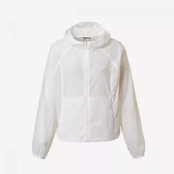 New Balance Women S Ultralight ripStop Woven Windbreaker Nbnme2w512 10 White M