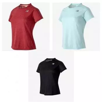 New Balance Wt01234 Футболки с коротким рукавом Impact Nbneb4s012 light blue/85