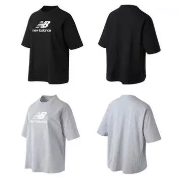 New Balance Wt31519 Essentials Stacked Logo Grey85 (XS)