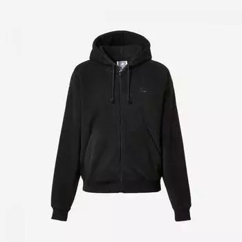 New Balance Женская флисовая толстовка с капюшоном на молнии nbmdebS012 19 черная S
