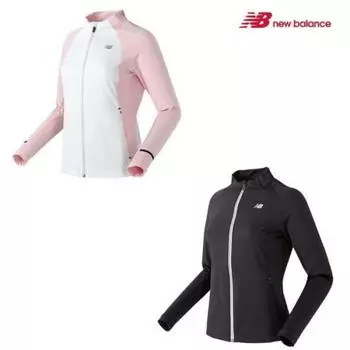 New Balance Женская куртка S со стоячим воротником на молнии nbmda2S002 blacks/85