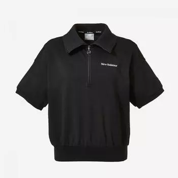 New Balance Женская летняя эко-полутолстовка NBNCE2W312 19 Черный S