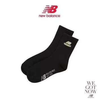 New Balance женские базовые носки с вышитым логотипом и средней горловиной Nbgedfl905 blacks
