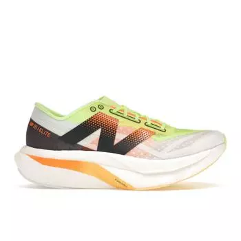 New Balance Женские кроссовки FuelCell SuperComp Elite v4 White Lime Mango, отбеленные, лаймовые, светящиеся, Hot-Mango, WRCELLA4 37
