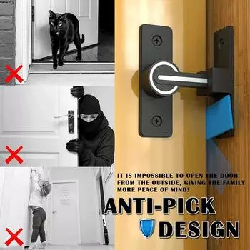 New Barn Door Lock Heavy Duty Sliding Barn Door Latch Lock 90 Degree Gate Latch