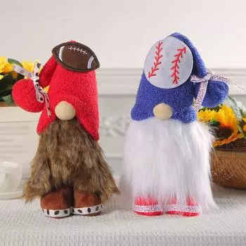 New Baseball Rugby Style Faceless Doll Scene Decoration Dwarf Doll