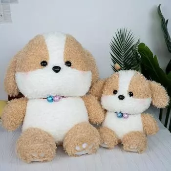 Новая кукла-щенок, плюшевая игрушка 50 см, подушка-собака, кукольный набор, установить палатку для обмена куклами color randomly sent