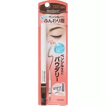 New Born Sana New Born Powdery Pencil Brow Ex 04 Royal Brown 1 упаковка