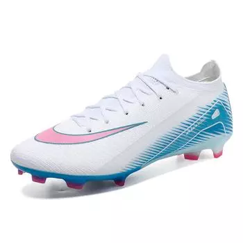 New boys and girls breathable long broken nails football shoes indoor grass training shoes soccer shoes 35