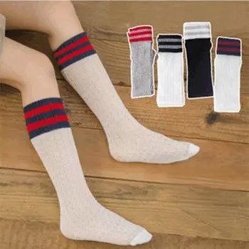 Новые носки-трубочки для мальчиков и девочек, хлопковые чулки, полые сетчатые носки, студенческие футбольные носки выше колена с защитой от комаров 42CM8-12years old