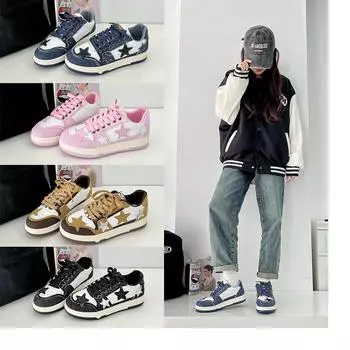 Новые брендовые женские повседневные кроссовки, модные кроссовки для звезд, спортивная обувь для бега, женская теннисная обувь, обувь для скейтбординга в стиле панк, хип-хоп, tenis 35