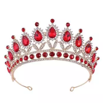 Новая свадебная тиара барочная корона хрустальная корона со стразами ободок свадебные аксессуары для волос аксессуары для платья