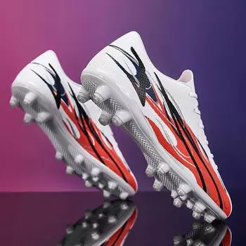 New broken nail football shoes men s adult plus size youth club training spike sports shoes women 32