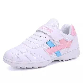New broken nails breathable Velcro men s and women s children s sports shoes non-slip student football training children s football shoes 29