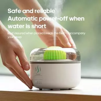 New Cactus Aroma Diffuser 160ml Essential Oil Scent USB Air Humidifier with Waterless Auto-Off Protection for Home Creative Gift