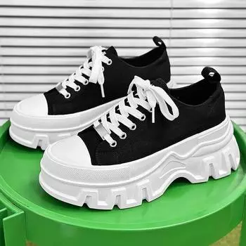 New Canvas Men s Shoes Lightweight and Comfortable Youth Sports Shoes Fashionable and Versatile Casual Running Shoes sneakers 37 чёрный