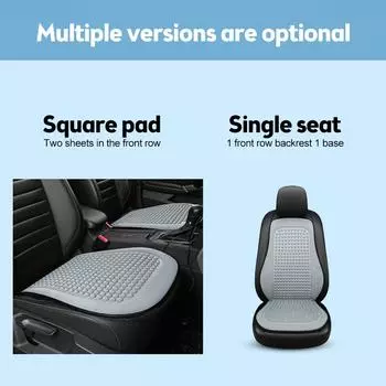 NEW Car Cushion Summer Cool Cushion Ice Silk Seat Cover Car Cushion Breathable Fabric Auto Seat Cushion Protector Pad