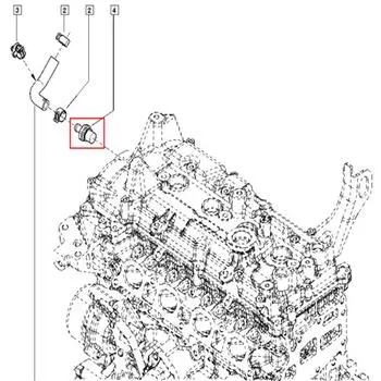 New Car PCV Control Valve 11810-5H71A For Nissan Altima Pathfinder Frontier Sentra