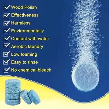 New Car Windscreen Wiper Glass Solid Cleaner Effervescent Tablet Auto Solid Cleaning Concentrated Tablets Detergent detailing