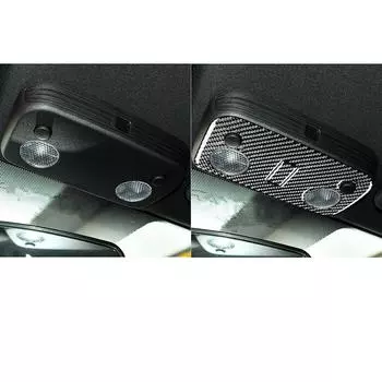 New Carbon Fiber Style Reading Light Button Panel Sticker For Ford Mustang GT 05-09