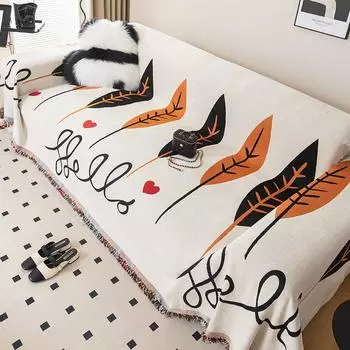 Новый мультяшный светлый роскошный диван-подушка чехол для дивана ткань синель диванное полотенце чехол всесезонный универсальный диванный чехол 180*130cm