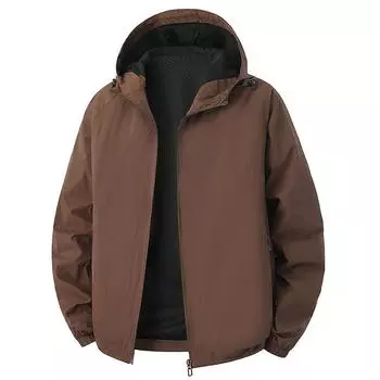 New Casual Jacket Men s Hooded Jacket Men s Outdoor Hooded Thin Windbreaker Student Hooded Jacket M