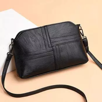 Новые повседневные сумки-мессенджеры Mama Crossbody из искусственной кожи, черные сумки для женщин, маленькая сумка через плечо, кошелек 25x5x16cm