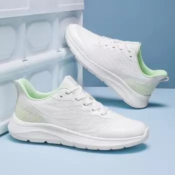 New casual men s shoes fashionable and lightweight running shoes large size sports shoes breathable mesh trendy shoes Jinjiang shoes 39 светло-синий