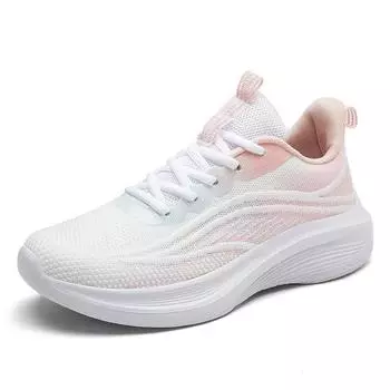 New Casual Sneakers Women Soft Bottom Non-slip Walking Shoes Version of the Hundred Traveling Shoes Women 42 розовый