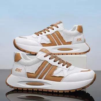 New Casual Sport Mans Sneakers Men s Breathable Shoes for Men Soft Comfortable Walking Students Platform Fashion Male Sneaker 39