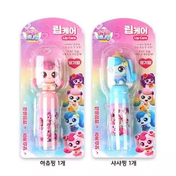 New Catch Tiniping Lip Care Strawberry Fragrance, 2 шт., 3,8 г, 1 штриховка + 1 придание формы