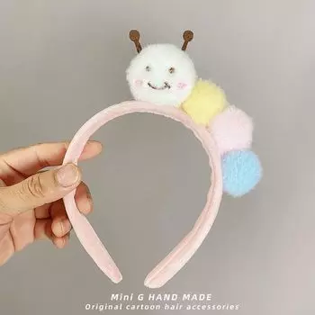 New Caterpillar Cute Cartoon Headband Funny Headband Hair Clip Headdress