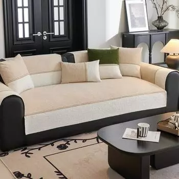 new chenille sofa cushion is universal in all seasons, fashionable and advanced, simple and modern non-slip sofa cushion 70*70cm