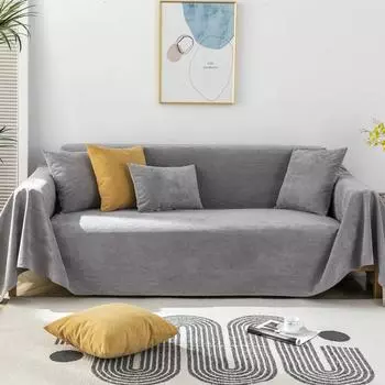New Chenille Waterproof Sofa Cover Cloth Sofa Blanket Cover Full Universal Couch Towel Cover Dust Proof Sofa Cushion Cove 180 x130s