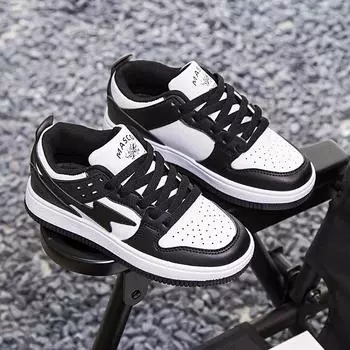 New children s fashion low-top board shoes spring and autumn men s and women s sports shoes non-slip leather surface breathable casual shoes 31 яблочный зеленый