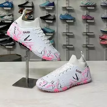 New children s football shoes men s long nails broken nails youth primary and secondary school students professional competition sports football shoes 39