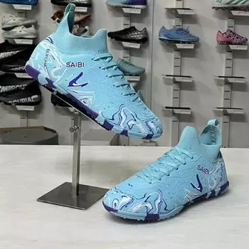 New children s football shoes non-slip and wear-resistant youth training shoes comfortable and durable long nail broken nail football 39