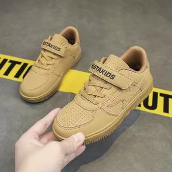 New children s hollowed breathable boy low-top classic board shoes girl non-slip wear-resistant student casual sports shoes 35