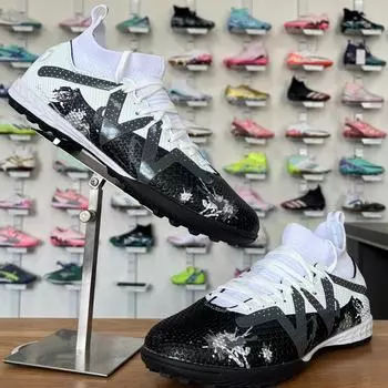 New children s men s and women s high-top football shoes men s artificial turf long nails broken nails training sports shoes 35