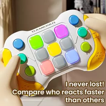 New Children s Press and Play Fun Illumination Game Puzzle Machine Quick Push Challenge Decompression Game Toys