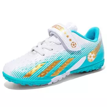 New children s Velcro football shoes youth TF broken nails primary and secondary school students game training shoes men and women 30