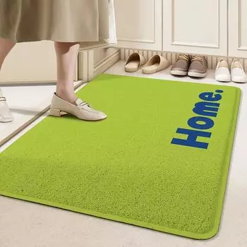 New Chinese New Year Red Silk Ring Carpet Entrance Door Door Floor Mat Household Easy To Clean Rub Mat Pvc Foot Mat 45*75cm