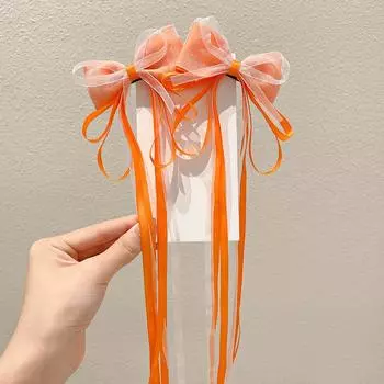 New Chinese Style Bow Tassel Streamer Lovely Hairpins Children Sweet Girls Hair Clips Women Barrettes Hairgrips Hair Accessories