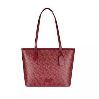 New Chinese Style Ruyi Xiangyun Tote Bag Women Large Capacity New Retro Red Wedding Bag Commuter Portable Shoulder Bag Red