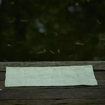 New Chinese Style Tea Table Coaster Embroider Jacquard Tea Mat Zen Classy Fabric Tea Table Cloth Tea Mat Tea Ceremony Utensils For Home Green 26*60